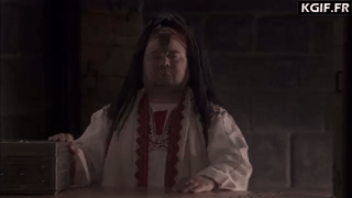 Le roi Burgonde pointe du doigt