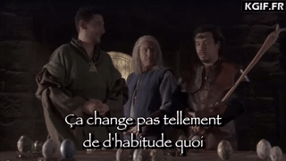 Ça change pas tellement de d'habitude quoi