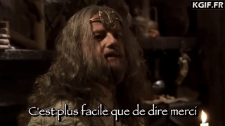 C'est plus facile que de dire merci
